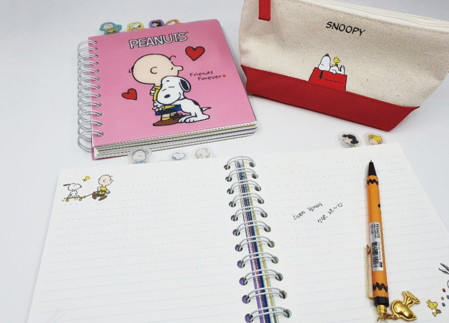 Peanuts Notebook, Snoopy idex note book 2 colors