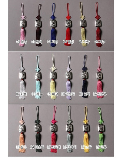 Norigae(노리개)-A03, 18 Types Korean pendant, Traditional Korean Accessory used in Hanbok