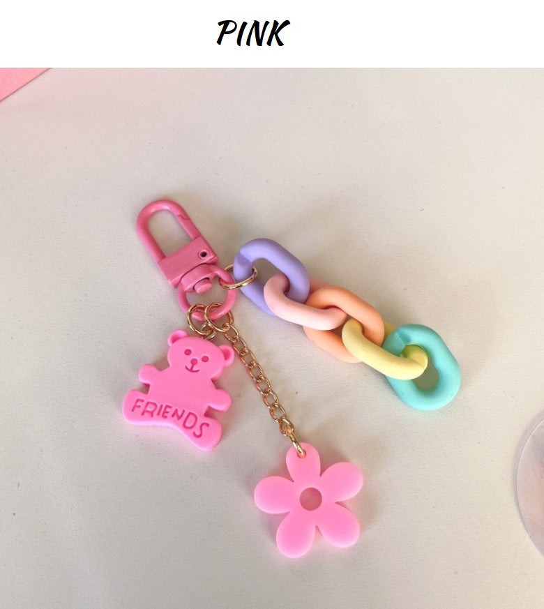 Bear Chain Airpods Keyring 3 Types, Bear Airpods Key Cain