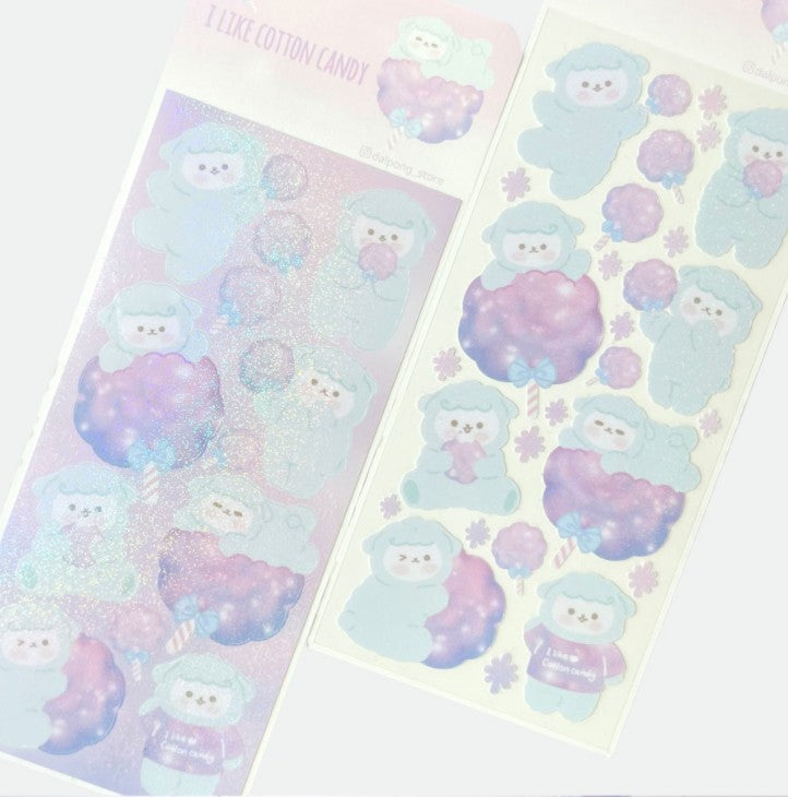 I like cotton candy sticker