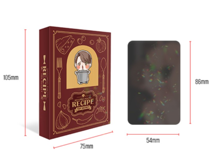 Secondo Piatto : Mini Collect Book + Hologram Photo Card 6p Set + benefit(2 postcards randomly)