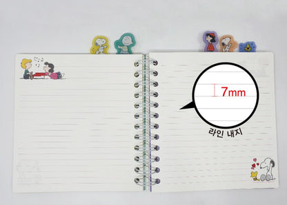 Peanuts Notebook, Snoopy idex note book 2 colors