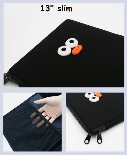 [ROMANE] Brunch Brother PomPom iPad, 11", 13", 15" Sleeves, Laptop Sleeve, iPad Case 11inch, 13inch, 15inch Pouch