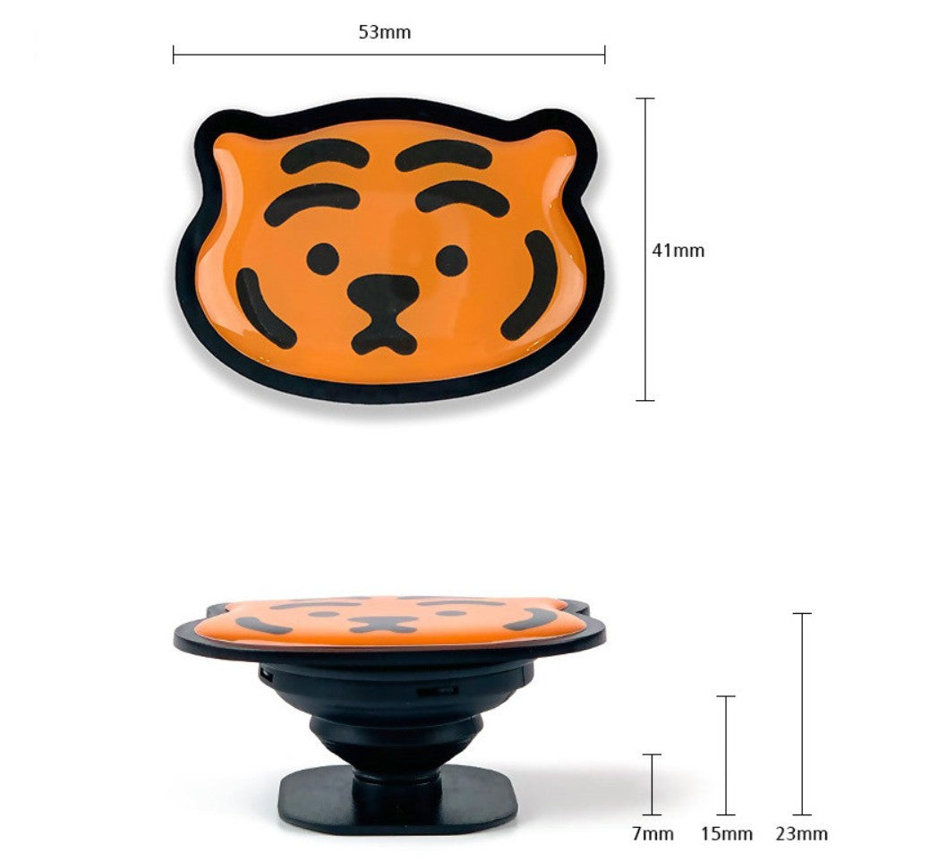 MUZIKTIGER Smart Tok, Phone Grip 4 Types, Tiger, Bear Mobile Holder