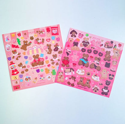 Cookie Bear sticker (2ea)