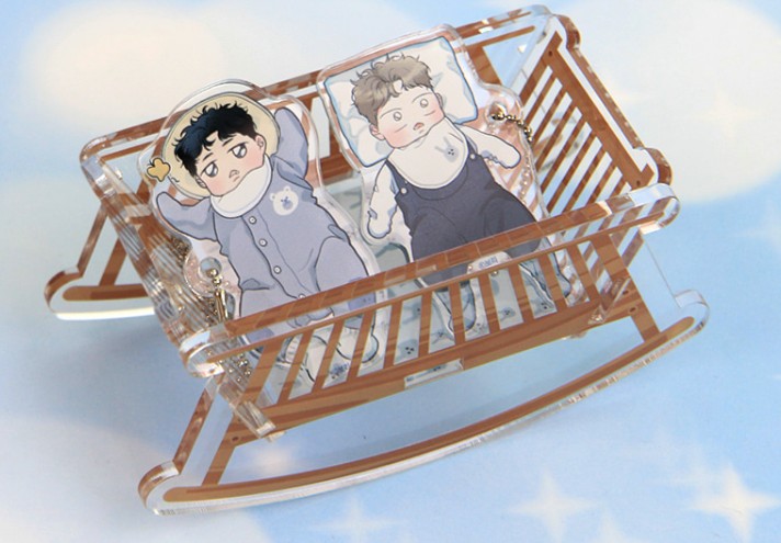 'The Struggles of a Younger Top' Baby Swing for Infant Acrylic Stand Set