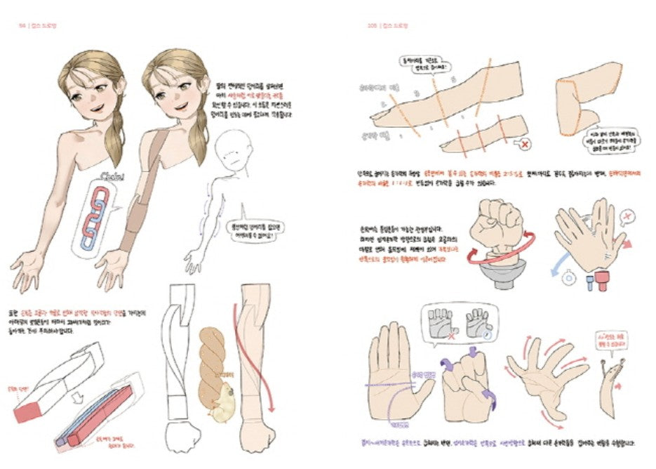 Girls Drawing - Korea Drawing Guide