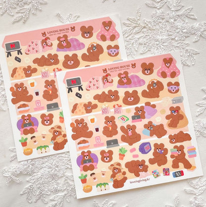 [out of stock] Hobby Bear sticker (2ea)