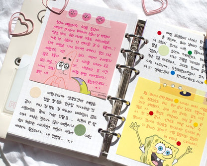 Sponge Bob Sticky Memo Pad,  Notes Pad, 100 sheets Writing Pads