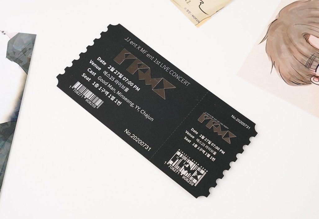 Nam Fan Manhwa(A Male Fan) Official Goods 2021 Concert Ticket & Postcard Set