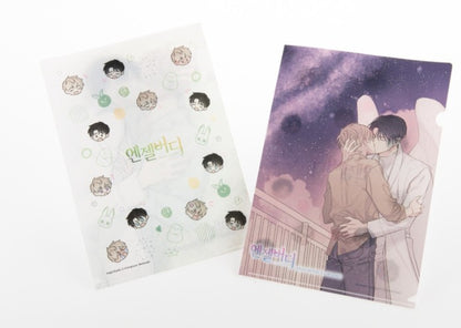 Angel Buddy Official Goods L-Holder and Sticker Set