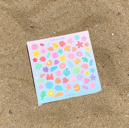 Twinkling Sea sticker (2ea)