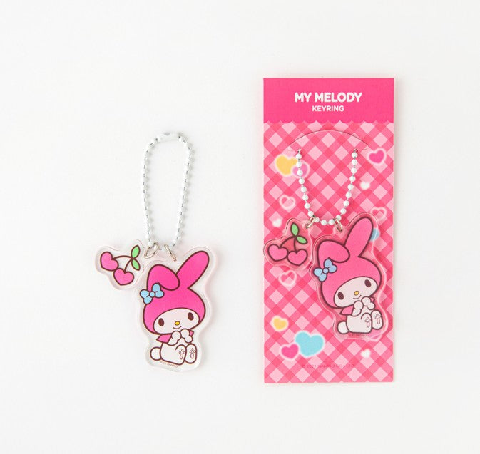 Sanrio Airpods Keyring, My Melody Binder Holder, Hello Kitty Journal Keyring, Sanrio Keychain